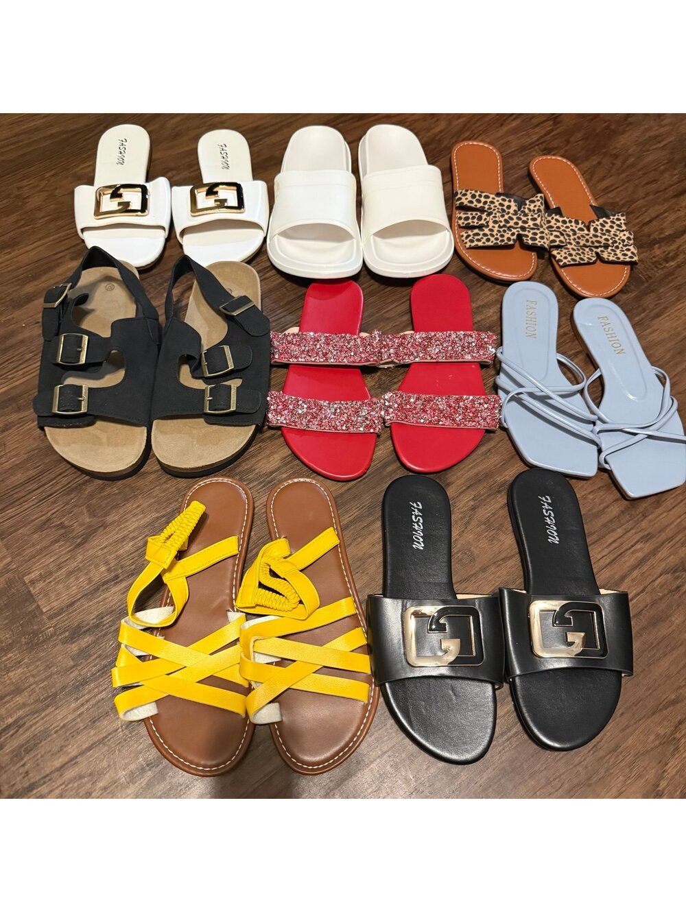 Summer sandals lot